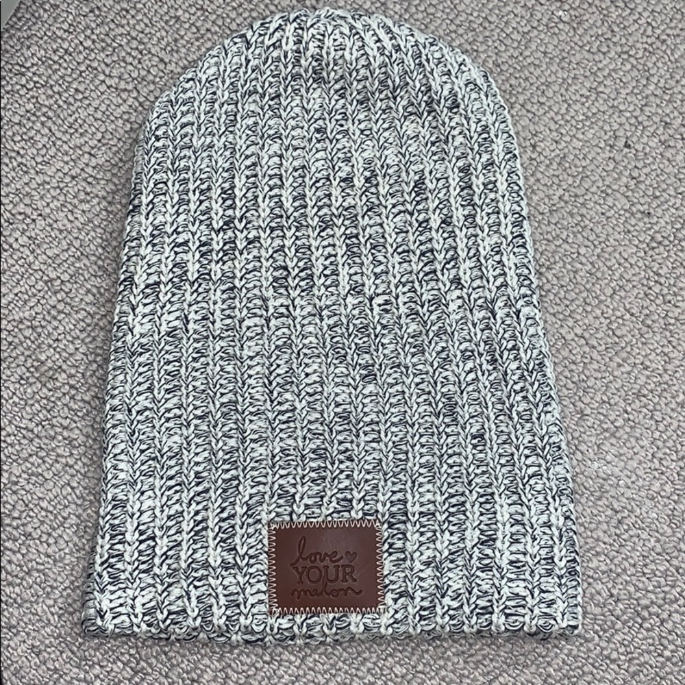 Love Your Melon Navy Speckled Beanie